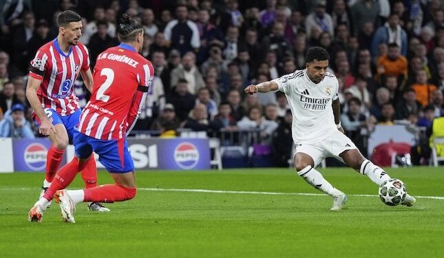 Real Madrid Menang Tipis atas Atletico Madrid di Leg Pertama 16 Besar Liga Champions