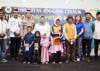 Pemkab Tangerang dan Komunitas Jogging Cisauk Gelar Aksi Sosial Ramadan untuk Anak Yatim dan Dhuafa