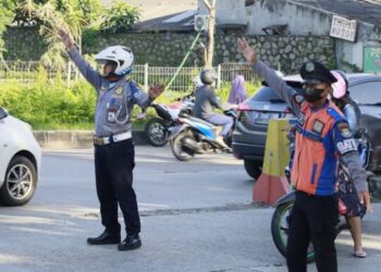 Dishub Kabupaten Tangerang Kerahkan Personil Atur Lalu Lintas di Kelapa Dua