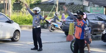 Dishub Kabupaten Tangerang Kerahkan Personil Atur Lalu Lintas di Kelapa Dua