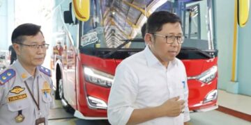Dishub Kabupaten Tangerang Periksa Kesiapan Armada Bus Mudik Lebaran Gratis 2025