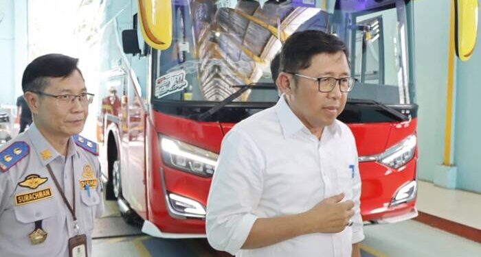 Dishub Kabupaten Tangerang Periksa Kesiapan Armada Bus Mudik Lebaran Gratis 2025