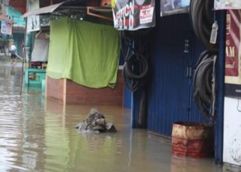 Banjir Rendam Puluhan Rumah di Kadu Jaya Curug