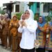 Ketua TP Posyandu Provinsi Banten Tinawati Andra Soni, Monitoring Pelaksanaan Enam  SPM di Posyandu Katuk Kelurahan Pondok Jagung Timur Serpong Utara