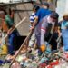 Bupati Tangerang Bersihkan Sampah di Sungai Golden Teluknaga