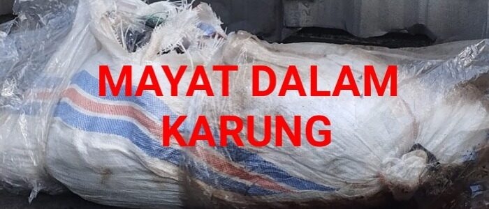 Mayat Dalam Karung Bikin Geger Warga Batu Ceper Tangerang