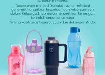 Tupperware Hentikan Operasi di Indonesia Setelah 33 Tahun Berjaya