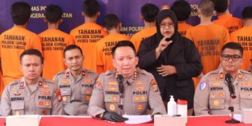 Polres Tangsel Ringkus 23 Pelaku Curanmor dari 36 Aksi Kejahatan