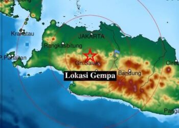 BMKG: Gempa Bumi Tektonik Guncang Bogor dan Sekitarnya