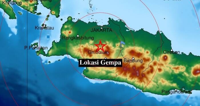 BMKG: Gempa Bumi Tektonik Guncang Bogor dan Sekitarnya