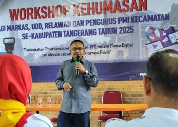 Tingkatkan Kompetensi Humas Jelang Peluncuran Website, PMI Kabupaten Tangerang Gelar Workshop Jurnalistik