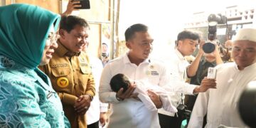 Menteri BKKBN Tinjau Penyaluran Bnatuan Makan Bergizi Gratis di Tangerang Sekaligus Canangkan KB Serentak Nasional