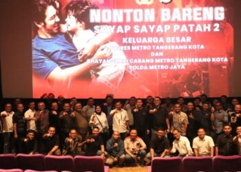 Nobar Film Sayap-sayap Patah, Polres Metro Tangerang Kota Gelar Pemutaran Film Bertema Terorisme