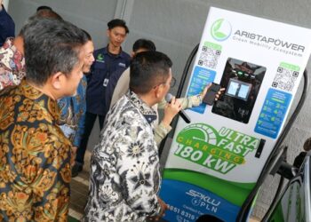 PLN dan Arista Group Resmikan SPKLU Ultra Fast Charging di BSD Tangerang, Dorong Ekosistem Kendaraan Listrik Banten