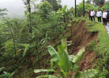 Penanganan Longsor di Jalan Cipanas-Ciparay Segera Dimulai