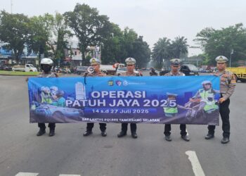 Operasi Patuh Jaya 2025, Satlantas Polres Tangsel Fokus pada Edukasi Pengendara