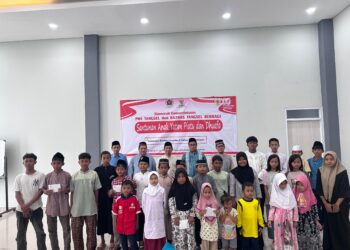 PWI dan Baznas Tangsel Berbagi Santunan untuk Anak Yatim dan Dhuafa dalam Semarak Kemerdekaan