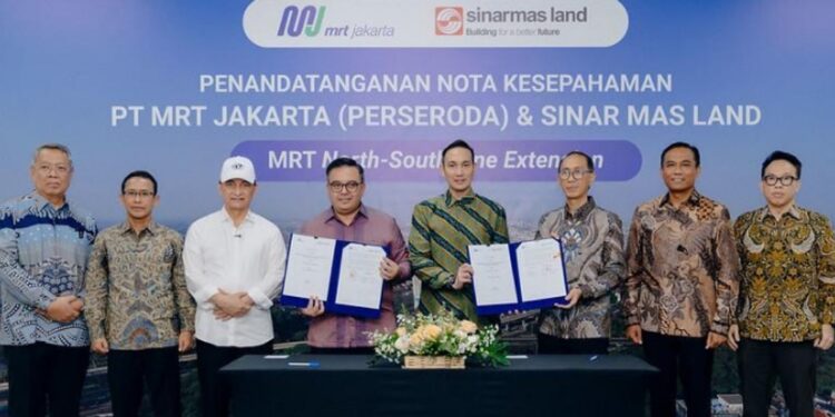 Sinar Mas Land dan MRT Jakarta Jajaki Kerjasama Pembangunan Jalur Menuju Tangerang Selatan