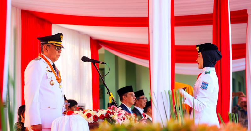 Puncak Acara HUT ke-80 RI di Tangsel Dimeriahkan Dengan Parade Tank