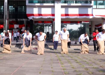Peringatan HUT ke-80 RI di Tangsel Meriah, Rangkaian Lomba Dorong Persatuan