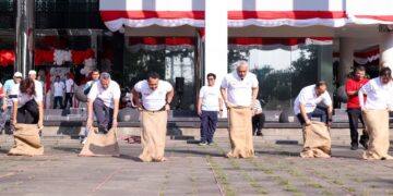 Peringatan HUT ke-80 RI di Tangsel Meriah, Rangkaian Lomba Dorong Persatuan