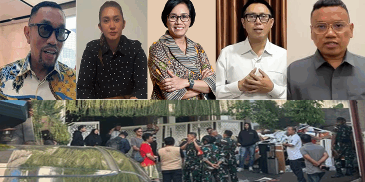Rumah Sri Mulyani, Nafa Urbach, Eko Patrio, Uya Kuya dan Ahmad Sahroni Dijarah Massa, Penghuninya Kemana?