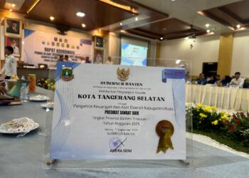 Pemkot Tangsel Raih Peringkat Pertama Pengelolaan Keuangan dan Aset Daerah se-Banten