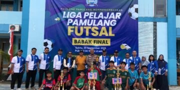 Laga Penuh Gairah pada Liga Futsal Pamulang: Sekolah Swasta Bersinar, Tunjukkan Semangat Sportivitas