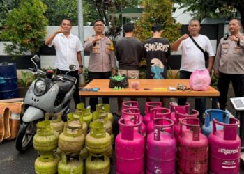 Rumah Kontrakan di Tangerang jadi Pabrik Pengoplosan Gas LPG Subsidi ke Non-Subsidi
