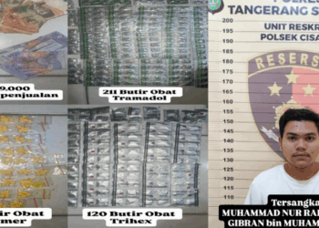 Polisi Ringkus Gibran di Babakan Tangsel, Jual Obat Terlarang Golongan G