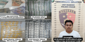 Polisi Ringkus Gibran di Babakan Tangsel, Jual Obat Terlarang Golongan G