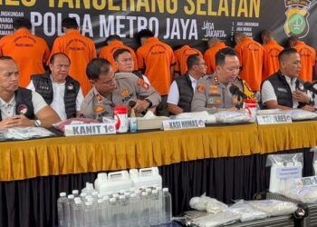 Polres Tangsel Ungkap Home Industry Narkotika dan Sita 21 Kg Tembakau Sintetis