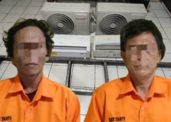 Dua Pria Ini Nekat Curi AC di SMAN 1 Kota Tangerang