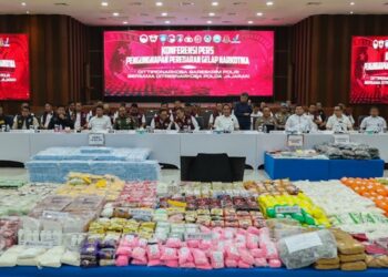 Bareskrim Polri Sita 197,71 Ton Narkoba Hasil Pengungkapan 38.934 Kasus