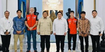 Juara Dunia Marc Marquez Temui Presiden Prabowo, Nikmati Balapan MotoGP 2025 Mandalika
