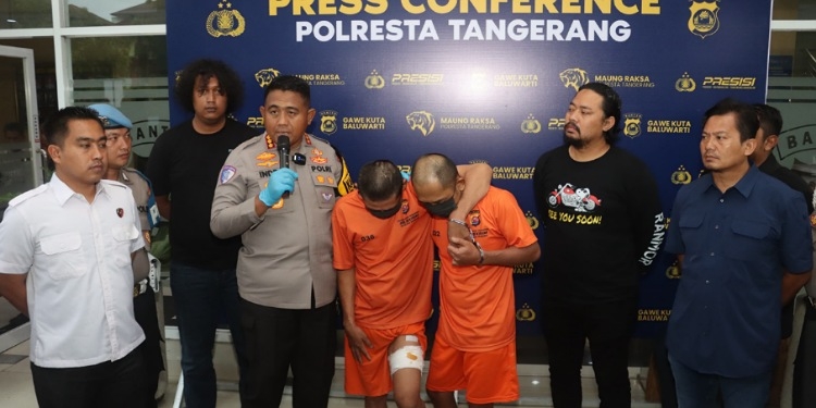 Dua Pelaku Curanmor Bersenpi Diringkus Aparat Polresta Tangerang