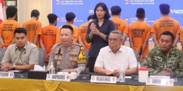 Polres Tangsel Ringkus 16 Pelaku Curanmor Dalam Sebulan