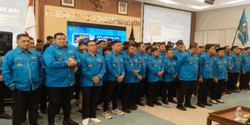 Pengurus KNPI Tangsel Dilantik, Pemkot Diminta Sediakan Fasilitas Kepemudaan Layak