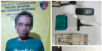 Polsek Sepatan Ringkus Pencuri Motor saat Beraksi, Pelaku Bawa Kunci T