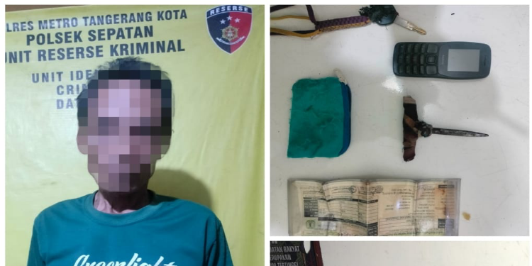 Polsek Sepatan Ringkus Pencuri Motor saat Beraksi, Pelaku Bawa Kunci T