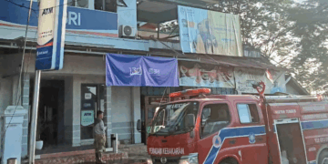 Kantor BRI Unit Saketi Pandeglang Dilalap Api