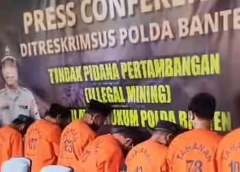 Polda Banten Bongkar 10 Kasus Penambangan Ilegal di Lebak, Serang dan Tangerang