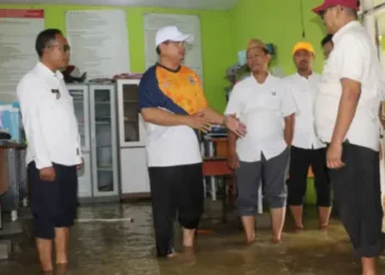 Banjir Rendam Sekolah di Kramatwatu Kabupaten Serang, Aktivitas Belajar Terganggu