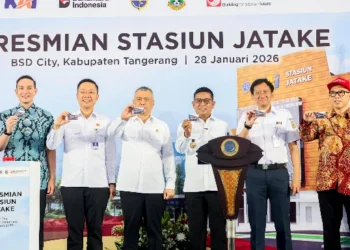 Stasiun Jatake Tangerang Diresmikan Menhub