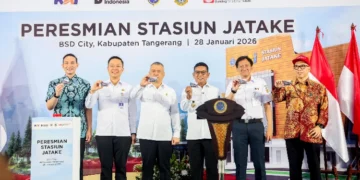 Stasiun Jatake Tangerang Diresmikan Menhub
