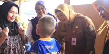 Wakil Bupati Tangerang Pantau Gerebek Posyandu di Desa Daon