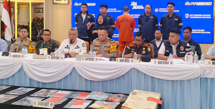 Polres Tangerang Selatan Soroti Tiga Kasus Kriminal Berbasis Scientific Crime Investigation
