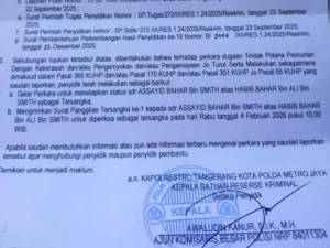 Habib Bahar bin Smith Ditetapkan Sebagai Tersangka Pengeroyokan Kader Banser Kota Tangerang
