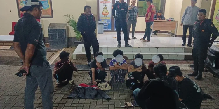 Enam Remaja Diduga Hendak Tawuran Diamankan Polisi di Keranggan Tangsel, Sita Motor dan Senjata Tajam