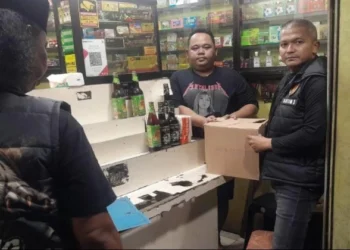 Operasi Pekat Maung 2026, Polsek Cikupa Sita Puluhan Botol Miras dari Tiga Lokasi